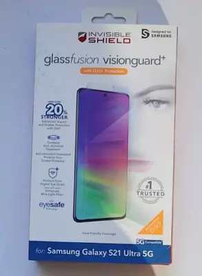 ZAGG InvisibleShield GlassFusion D30 Screen Protector Samsung Galaxy S21 Ultra • $9.99