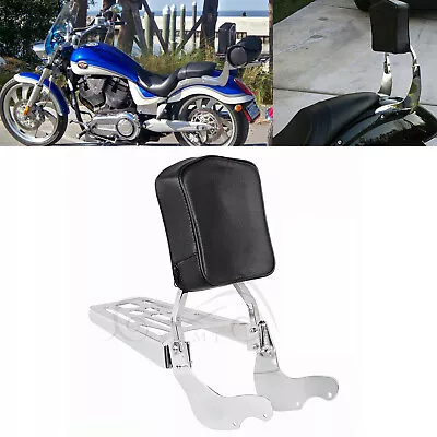 Passenger Backrest Sissy Bar W/Luggage Rack For Victory Kingpin Vegas 8 Ball US • $136.78