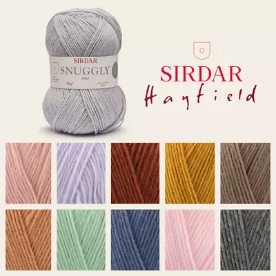 £3.49 • Buy Sirdar Snuggly 4 Ply 50g Knitting Crochet Yarn Nylon Acrylic Patterns