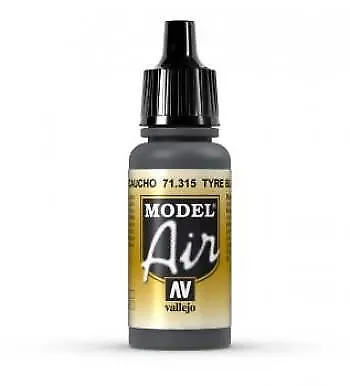 Vallejo Model Air 71315 Tyre Black - 17ml Acrylic Airbrush Paint • £4.59