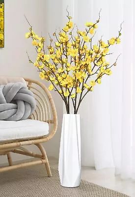 4 Pcs Cherry Blossom Branches For Vases 36'' Faux Cherry Blossom Tree Decor W... • $38.01