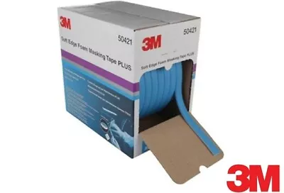 3M 50421 Soft Edge Foam Masking Tape PLUS - 21mm X 7mm 49m • £20