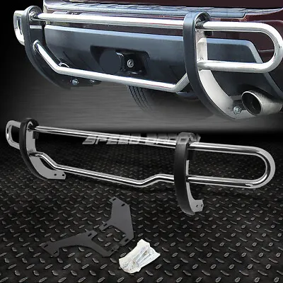 For 98-05 Mercedes Ml W163 Stainless Steel Dual Pipe Rear Bumper Guard Protector • $162.96