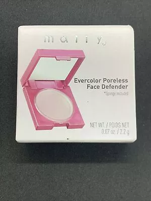 Mally Evercolor Poreless Face Defender Sponge Travl Size .07 Oz 2.2 G New In Box • $15