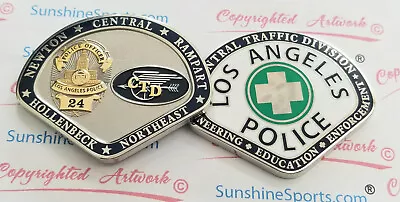 LAPD Central Traffic Division Challenge Coin 2  New LAPDCHP LA Sheriff • $24.15