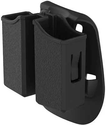 Double  Magazine Pouch Paddle Holster Single-Dbl Stack Mags G19 17 9mm .40 .45 • $15.99