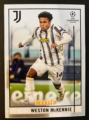 2020-21 Topps Merlin Chrome UCL # 82 Weston McKennie Juventus Card • $0.99