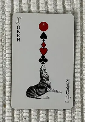 Single Vintage Playing Card ~ Nubble Light Maine ~ Seal Joker • $1.50