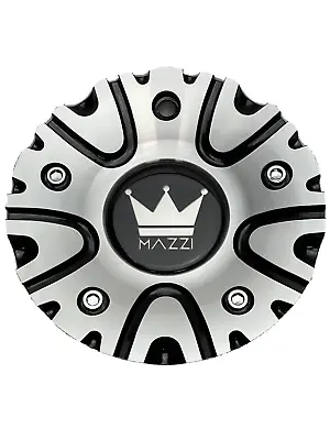 Mazzi Black And Machined Wheel Center Cap C10351B 12112085F-4 • $23.72