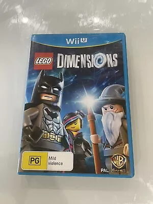 LEGO Dimensions | Nintendo Wii U | Great Disc | Manual Inc | PAL | FREE POSTAGE • $20