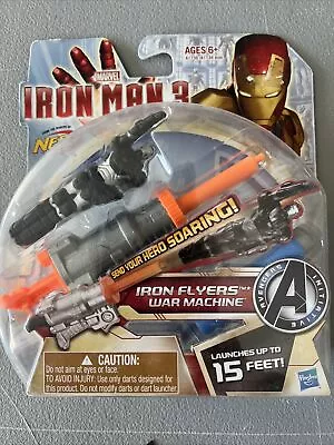 Marvel Iron Man 3 NERF Iron Flyers Machine Launcher - Launches Up To 15 Feet • $6