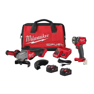 M18 FUEL 18V Cordless Grinder & 3/8 In. Impact Wrench Combo Kit (2-Tool) • $690.77