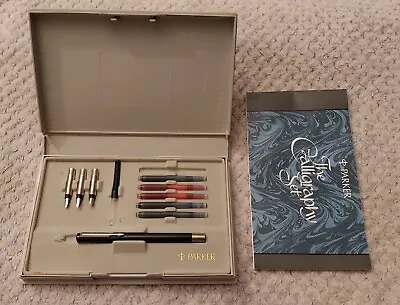 £30 • Buy Parker The Calligraphy Set Fountain Pen Nibs Ink Boxed