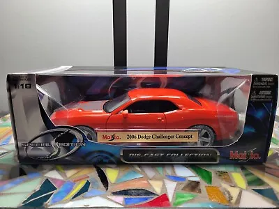 1:18 - 2006 Dodge Challenger Concept - Maisto - Special Edition - Orange • $29.99