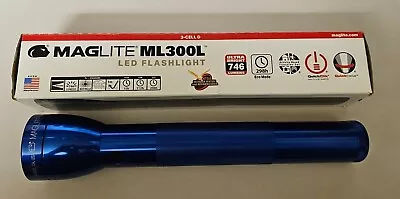 Maglite ML300L 3rd Gen LED Blue Flashlight 3-Cell D Battery Light - Brand New • $49.99