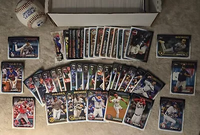 500+ Card Lot 2024 Topps Series 1 Rookies + Inserts + Parallels + Good Players • $55