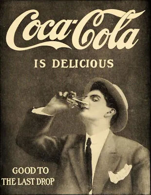Vintage Retro Coca Cola Inspired Drink Bar Pub Shed Man Cave Wall Metal SIGN • £4.99