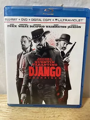 Django Unchained Blu-ray Jamie Foxx Leonardo DiCaprio Quentin Tarantino Movie • $4.99