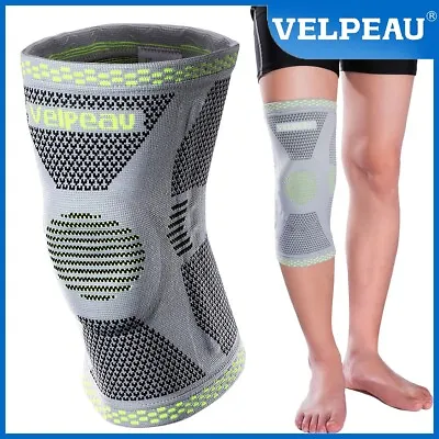 VELPEAU Knee Brace Support Compression Sleeve For Arthritis With Patella Gel Pad • $21.99