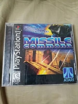 Missile Command (Sony PlayStation 1 1999) - PS1 Complete W/ Manual - Free Ship • $8.99