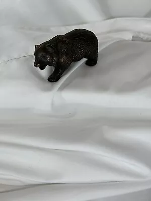 Small Vintage Bronze BROWN Or GRIZZLY BEAR Figurine JAPAN • $17.01