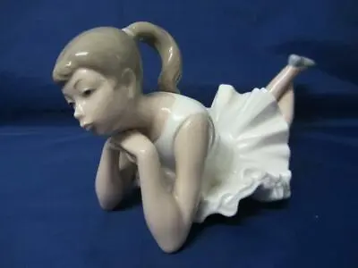 Lladro Nao Figurine Ballerina  Pensive Ballet  #149 Vicente Martinez (Mint) • £39.99