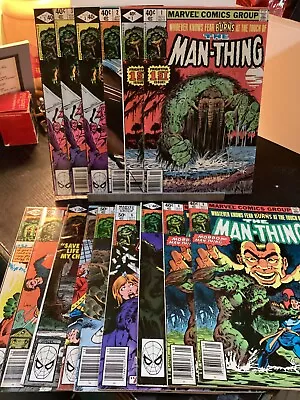 The Man-thing #1-11 Marvel 1979  2nd Series + 4 Extra Bonus Issues • $59.99