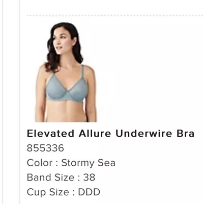 Wacoal Elevated Allure Underwire Bra • $5