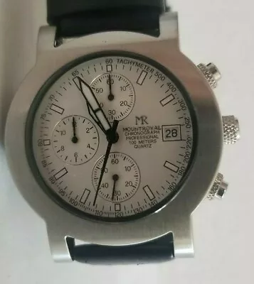 Mount Royal Contoured Round Chronograph Men's Watch T-1852W • $100