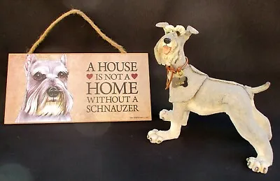 Country Artists A Breed Apart #70020 2002 Schnauzer Figurine W/ Name Tag & Sign  • $36.99