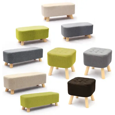 Entryway Shoe Changing Stool Footstool Bench Sofa Footrest Pouffe Seat Footrest • £25.95