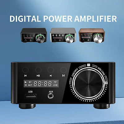 Bluetooth5.0 Mini Digital Power Amplifier HiFi Audio Home Small Lossless Player • $24.02