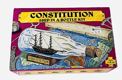 Constitution 1984 Ship In A Bottle Kit Model #203 • $16.95