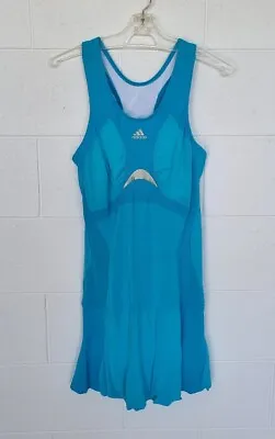 $30 • Buy     Adidas Clima 365  Ec, Size 12 Aqua Blue Tennis Dress, Shelf Bra