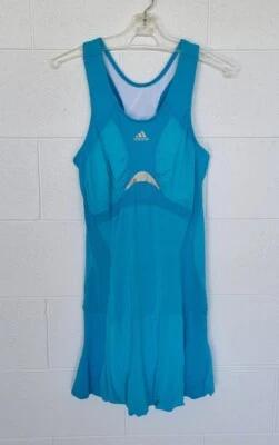 $30 • Buy     Adidas Clima 365  Ec, Size 12 Aqua Blue Tennis Dress, Shelf Bra