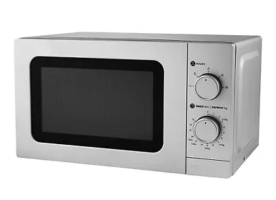 George Home GMM001S-22 Manual Microwave Oven Freestanding 17L 700w Silver • £46.99