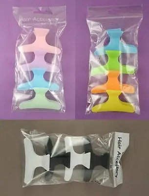 Coloured Hairdresser Hair Claw Clips Clamps Grips Hair Accessories Salon • £4.49