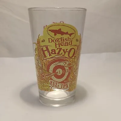 Dogfish Head Brewery Beer Glass Pint HAZY-O! Craft Hazy IPA Malt Shark Target • $25.50