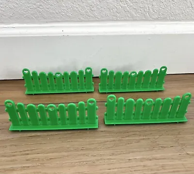 VTG 1983 My Little Pony G1 Show Stable Green Fence Replacement Pieces 4pc  MLP • $10.89