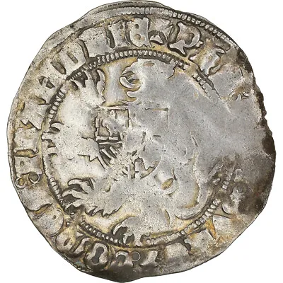 [#184460] Coin France Flanders Philippe Le Bon Double Gros VF(30-35) Silve • $159.63