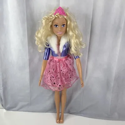 2013 Mattel Large 28” Tall Collectible My Size Barbie Doll Pink Dress  • $69.99