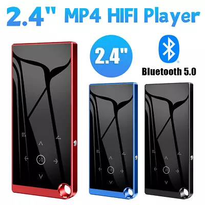 Portable Bluetooth 5.0HiFi MP3 Player Lossless Music Support 128GB Micro SD Card • $24.79