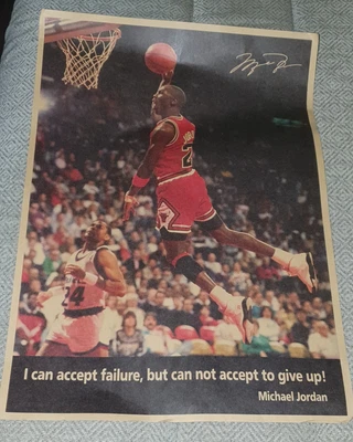 $10 • Buy Michael Jordan Digitally Signed Poster Vintage?
