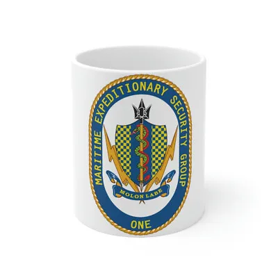 Maritime Expeditionary Security Group One (U.S. Navy) White Coffee Cup 11oz • $9.99