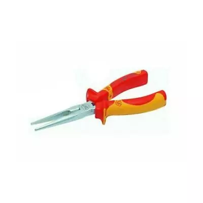 NWS 170mm VDE 1000v Chain Long Needle Nose Plier 2K Handle Electricians Wire • £17.60