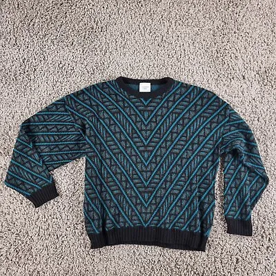 Christopher Collins Jumper Mens Extra Large Acrylic Vintage Cosby Sweater B4-A1 • £19.99