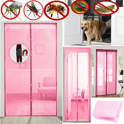 Magnetic Door Net Insect Magic Screen Bug Mosquito Fly Insect Curtain Mesh Guard • £5.65