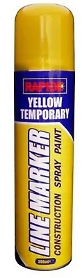 £8.94 • Buy Yellow Line Marking Spray Paint Surveyor Road Plot Marker Fast Drying Aerosol