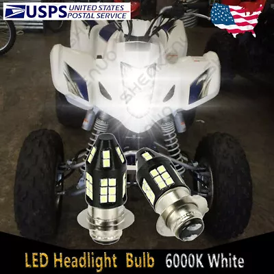 For Suzuki LTZ 400 Z400 QUADSPORT 2003–2008 - 6000K LED HeadLight Bulb White H6M • $14.39