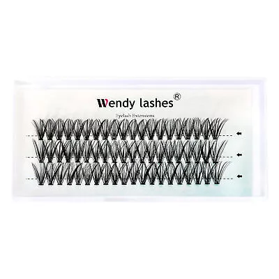 60 Cluster Lashes Individual False Eyelashes D Curl 0.07mm 10D/20D/30D/40D • £3.99